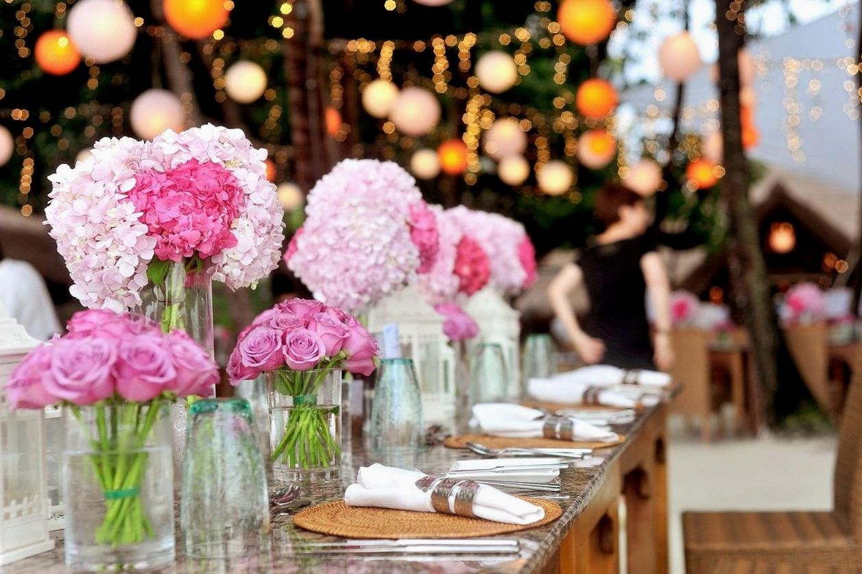 Elegant ballroom wedding